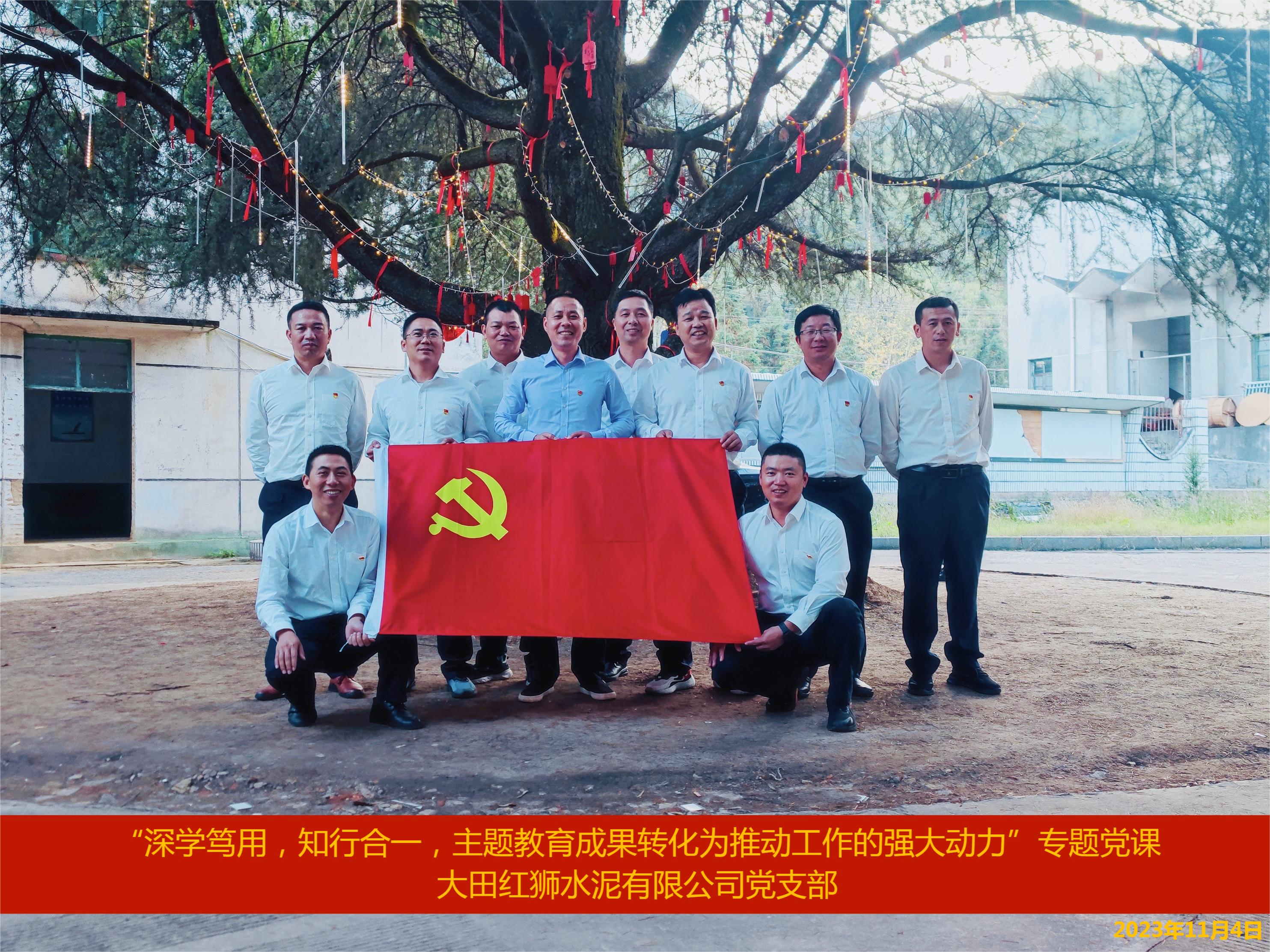 把主题教育成果转化为推动工作的强大动力——大田中欧党支部组织开展主题教育专题党课