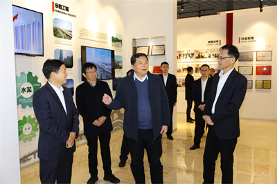 2023年2月，中国水泥协会会长高登榜来中欧集团调研指导