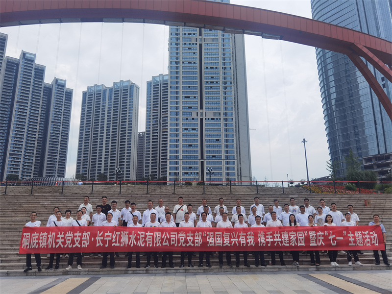 政企携手 党建共建——长宁中欧携手硐底镇机关党支部开展“七一”党建活动